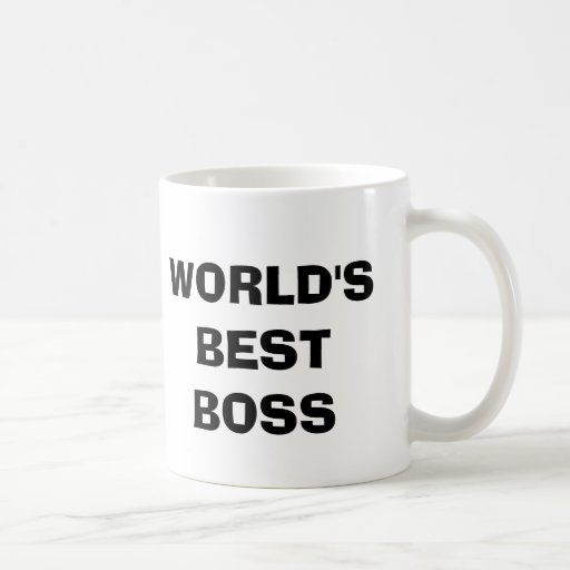 MEJOR BOSS DEL MUNDO TAZAS DE CAFÉ