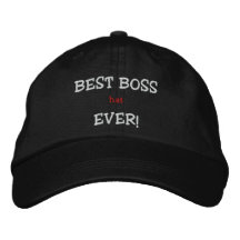 ¡MEJOR BOSS (gorra) NUNCA! Gorra Bordada