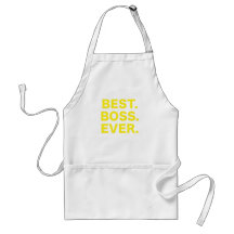 Mejor Boss nunca Delantal