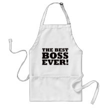 Mejor Boss nunca Delantales