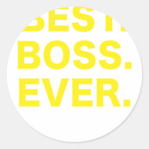 Mejor Boss nunca Etiqueta