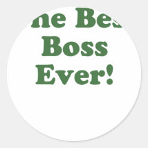 Mejor Boss nunca Pegatina