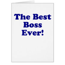 Mejor Boss nunca Tarjeta