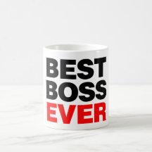 Mejor Boss nunca Tazas De Café