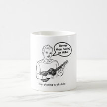 Mejore que teniendo MBA (el Ukulele) Taza
