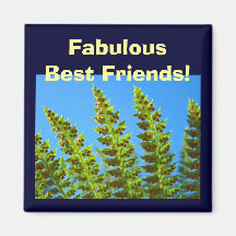 ¡Mejores amigos fabulosos! frondas verdes del hele