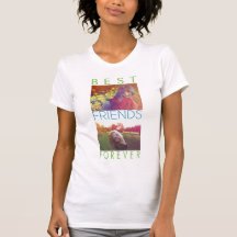 Mejores amigos para siempre (blanco) camisetas