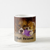 ¡Mejores amigos! Taza