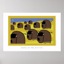 melenudo en la pradera posters
