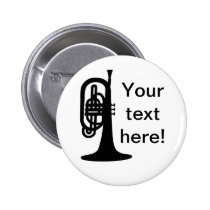 Mellophone de encargo botones