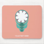 MELOCOTÓN DE LA FLOR MOUSEPAD DEL FOLCLORE ALFOMBRILLAS DE RATÓN
