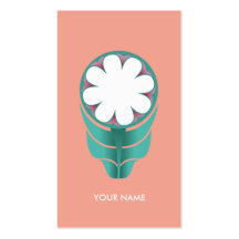 MELOCOTÓN DE LA TARJETA DE VISITA DE LA FLOR DEL F