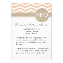 Melocotón elegante de las direcciones el | del bod invitaciones personales 