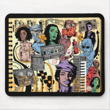 Melocotón Mousepad de Killa Alfombrilla De Ratón