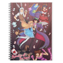 Melodías en cuaderno del país de las maravillas