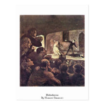 Melodrama de Honore Daumier Postales