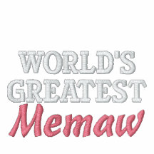 Memaw más grande del mundo sudaderas bordadas con capuchas