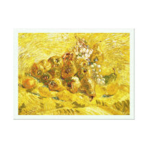 Membrillos, limones, peras y uvas Vincent van Gogh Impresión En Lona