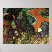Memoria del jardín en Etten de Vincent van Gogh Poster