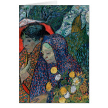 Memoria del jardín en Etten - Vincent van Gogh Tarjeton