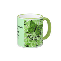 Memorias de la boda; Cal de la mariposa Tazas De Café