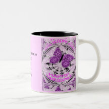 Memorias de la boda; Rosa de la mariposa Tazas
