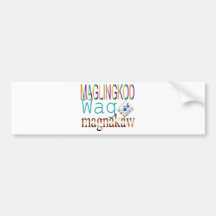 Meneo Magnakaw de Maglingkod Etiqueta De Parachoque