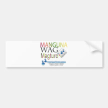 Meneo Magturo de Manguna Pegatina De Parachoque