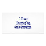 Meningitis… no Cooties Tarjetas Fotograficas