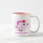 Meñique afortunado mi primera taza del navidad