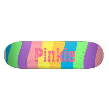 Meñique del arco iris patines personalizados