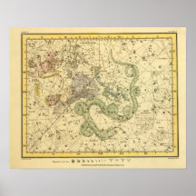 Menor de Ursa, Cassiopeia, Tarandus, Cepheus Posters