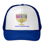 Menorah brillante gorras