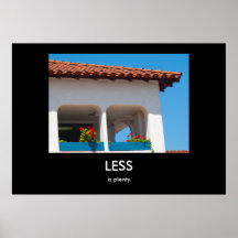 Menos es poster de Demotivational de la abundancia