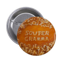Mensaje en mi sopa: Botón de Gramma Pin