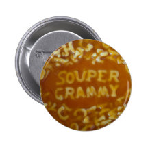 Mensaje en mi sopa: Botón de Grammy Pin