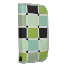 Menta, negro y folio de Smartphone de las tejas de Organizadores