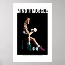 Mente sobre el músculo poster