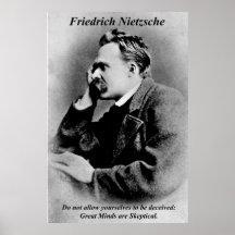 Mentes de Friedrich Nietzsche de los posters de la