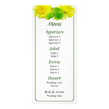 Menú amarillo y verde de las momias… diseños de tarjetas publicitarias
