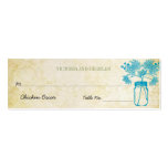 Menú colorido del boda de la flor salvaje del tarr tarjetas de negocio
