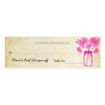 Menú colorido del boda de la flor salvaje del tarr tarjetas de negocio