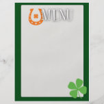 Menú del día de St Patrick Flyer Personalizado