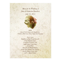 Menú grande de la tabla del boda del cisne del vin comunicados personalizados