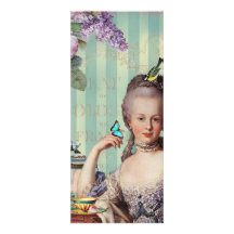 Menú pequeno de Trianon del au de Thé Invitaciones Personalizada