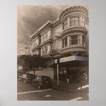 Mercado del reflector - San Francisco Poster