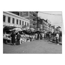 Mercado italiano de la carretilla de mano, Bronx:  Tarjetas