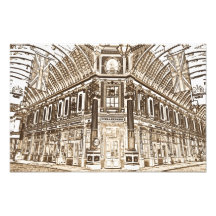 Mercado Londres de Leadenhall Impresión Fotográfica
