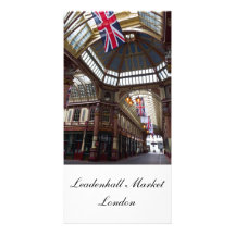 Mercado Londres de Leadenhall Tarjetas Fotográficas Personalizadas