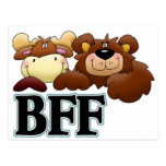 Mercancía de BFF Tarjeta Postal